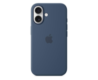 APPLE Silikonowe etui MagSafe do iPhone 16 denim - 1278581 - zdjęcie 5